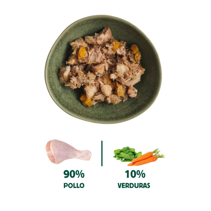 Wild Balance lata filosofía Barf de pollo perros 400gr