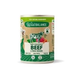 Wild Balance lata filosofía Barf de cerdo perros 400gr
