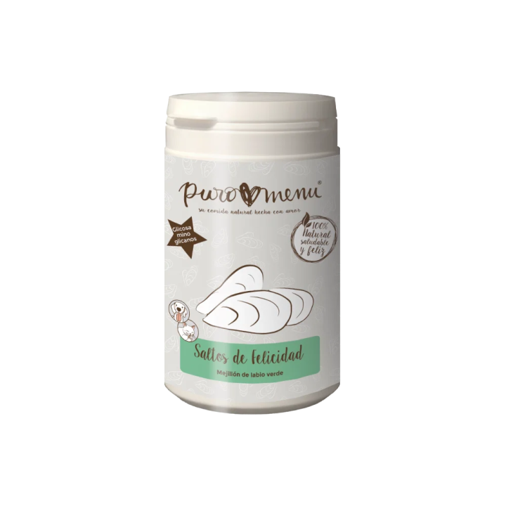 Puromenu suplemento "Saltos de Felicidad" (mejillón de labio verde) 150gr