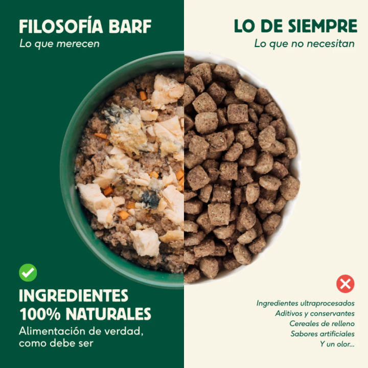 Wild Balance lata filosofía Barf Pescado y pavo gato 120gr