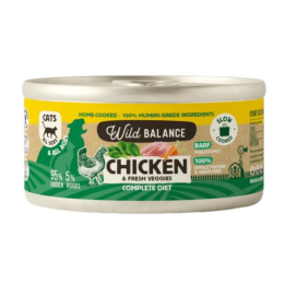 Wild Balance lata Filosofía Barf de pollo gato 120gr