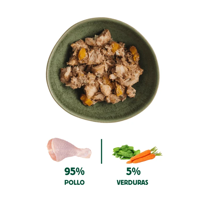 Wild Balance lata Filosofía Barf de pollo gato 120gr