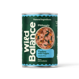 Wild Balance lata filosofía Barf de pavo perros 400gr
