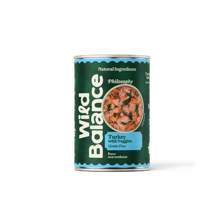 Wild Balance lata filosofía Barf de pavo perros 400gr