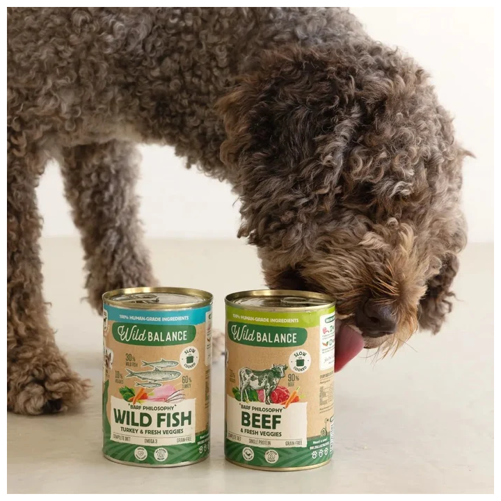Wild Balance lata filosofía Barf de Ternera perros 400gr