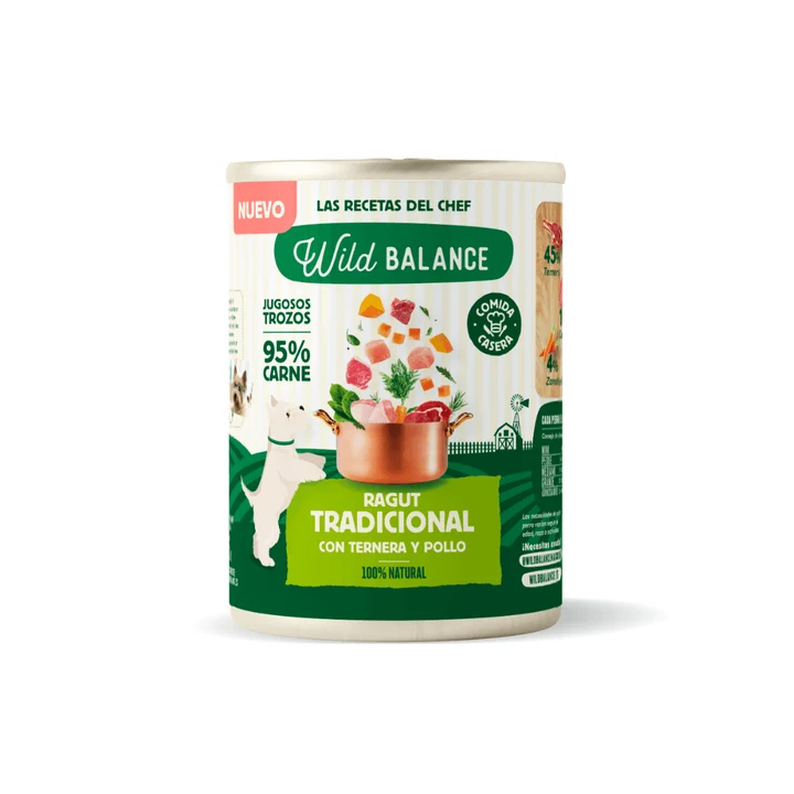 Wild Balance lata Ragut Tradicional ternera y pollo 400gr