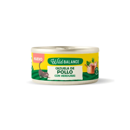 Wild Balance lata Cazuela de Pollo con verduras gatos 80gr