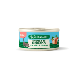Wild Balance lata Estofado pavo y ternera gatos 80gr