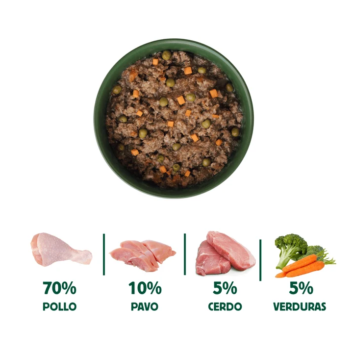Wild Balance lata Estofado pavo y ternera gatos 80gr
