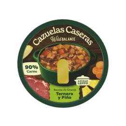 Wild Balance Cazuela casera ternera y piña perro 280gr