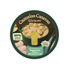 Wild Balance Cazuela casera Boquerón, pavo y manzana perros 280gr