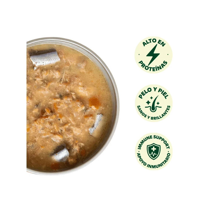 Wild Balance Cazuela casera Boquerón, pavo y manzana perros 280gr