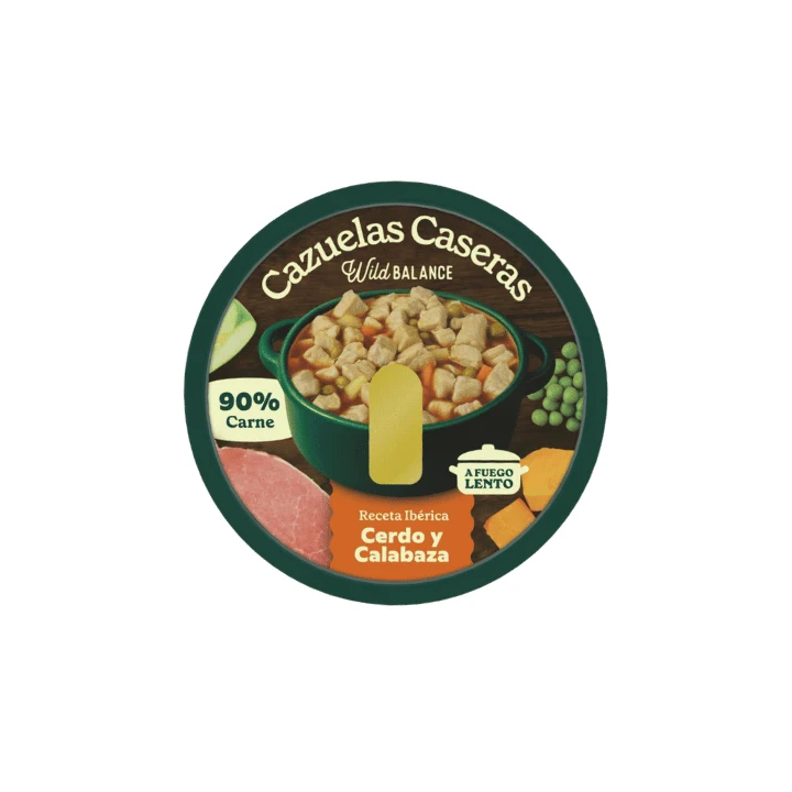 Wild Balance Cazuela casera Cerdo y calabaza perro 280gr