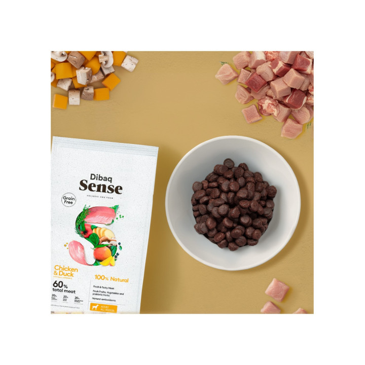 Dibaq Sense Grain Free Pollo y Pato 2kg pienso para perros