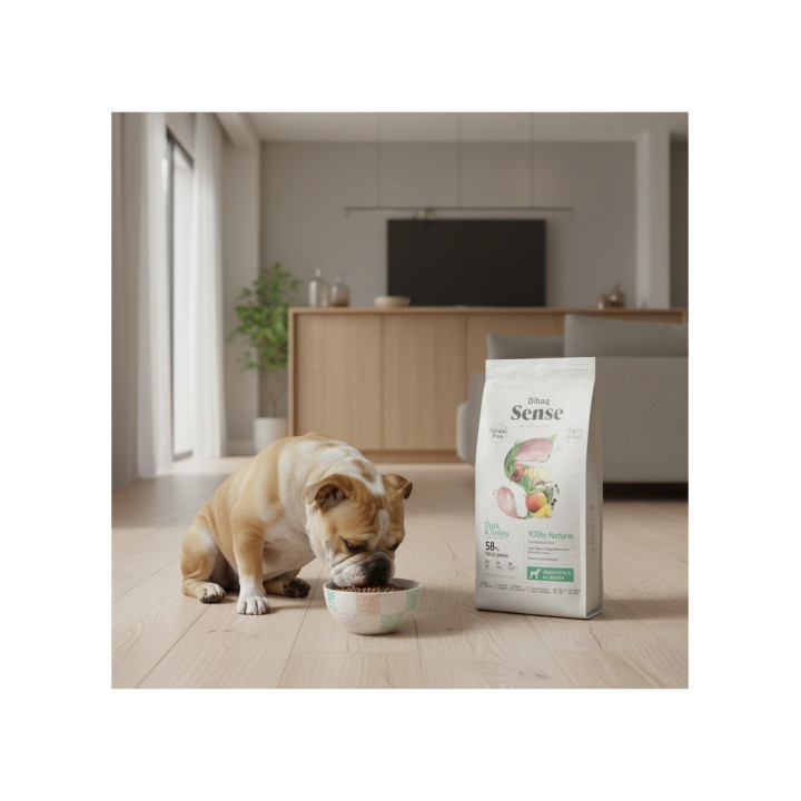 Dibaq Sense grain free Pato y Pavo 2kg pienso para perros