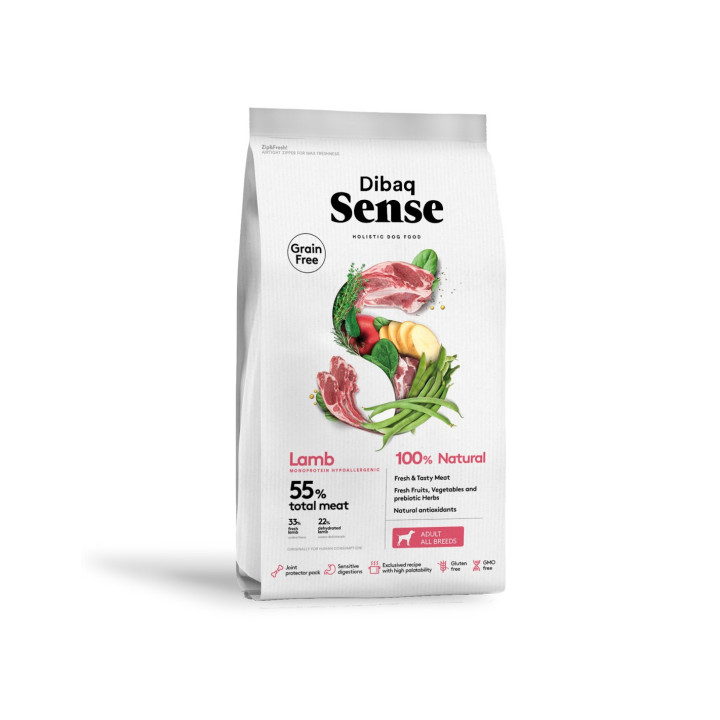 Dibaq Sense Grain Free Cordero 2kg pienso para perros