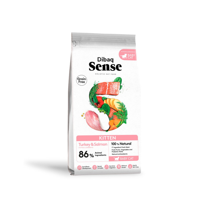 Dibaq Sense Grain Free Kitten 1.5kg pienso para gatitos