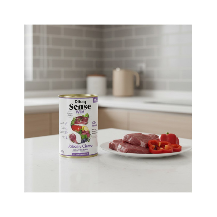 Dibaq Sense lata Jabalí y Ciervo 380gr