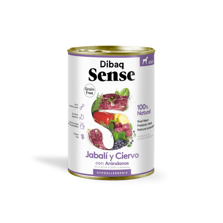 Dibaq Sense lata Jabalí y Ciervo 380gr