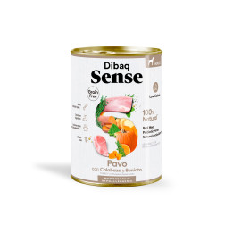 Dibaq Sense Grain Free Pavo y Calabaza 380gr comida húmeda para perro