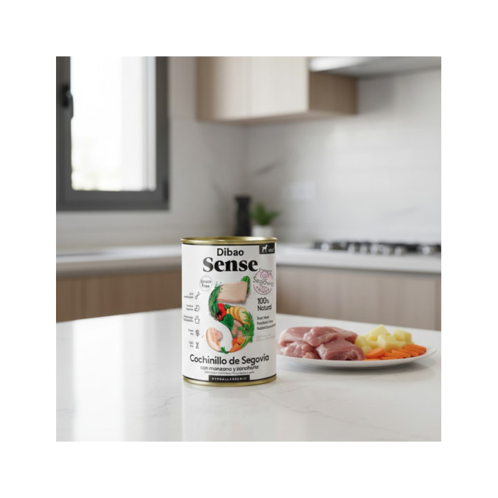Dibaq Sense Cochinillo de Segovia 380gr comida húmeda para perro
