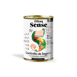 Dibaq Sense Cochinillo de Segovia 380gr comida húmeda para perro