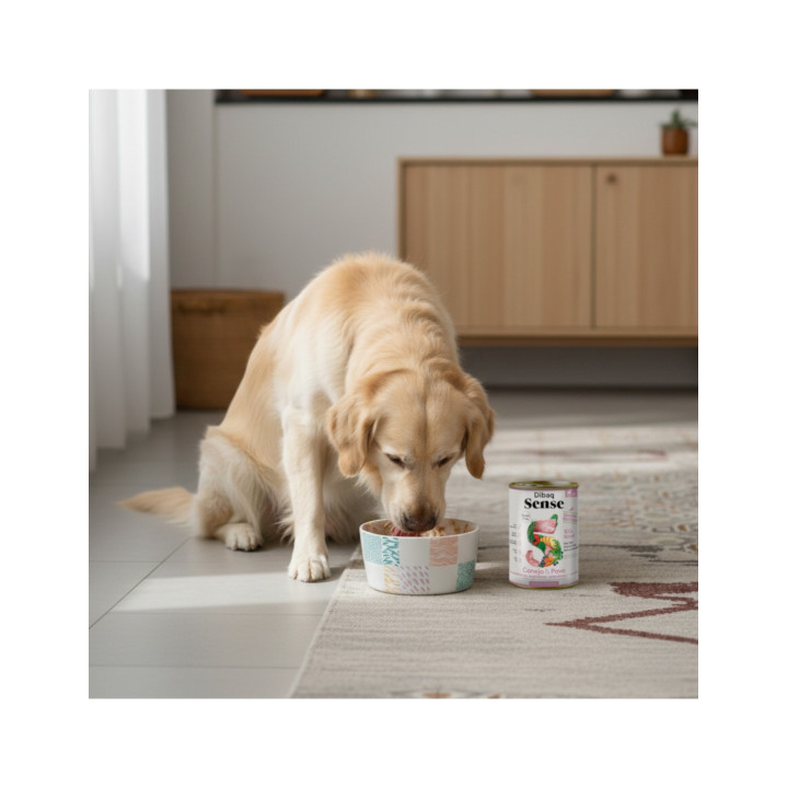 Dibaq Sense Sensitive Conejo y Pavo 380gr comida húmeda para perro